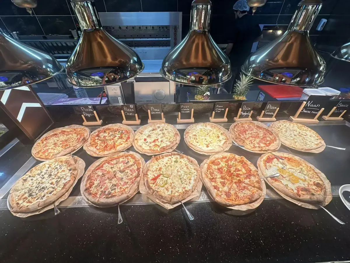 Pizzas au four